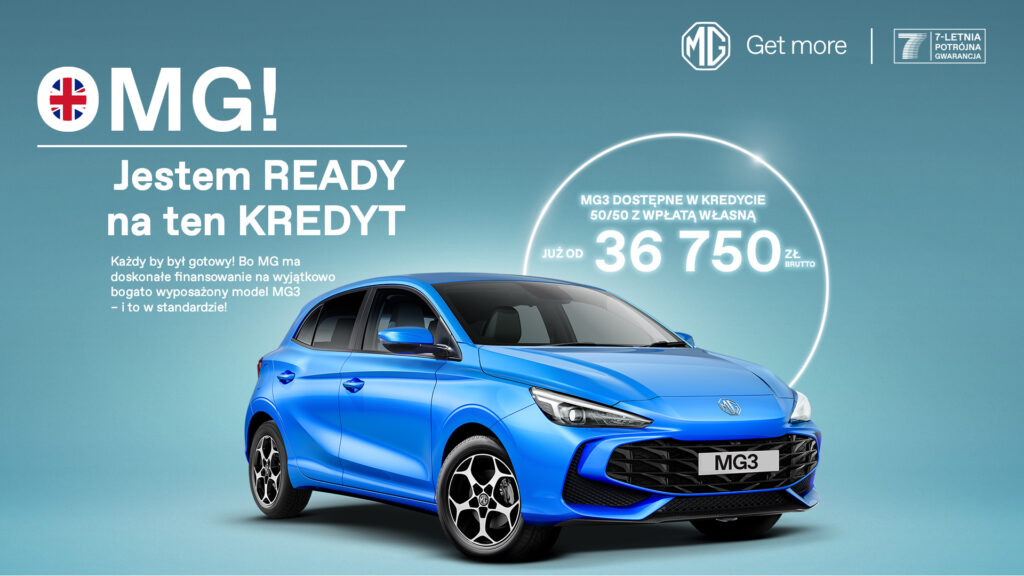 MG3, finansowanie, kredyt, MG, promocja, nowe auto