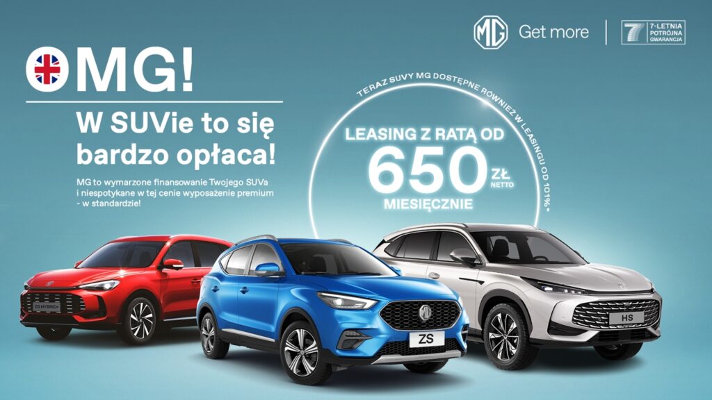 SUV, finansowanie, leasing, MG HS, MG ZS